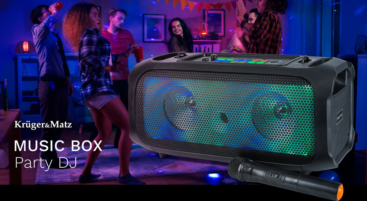 Kruger&Matz Portable Speakers – Kruger&Matz Music Box Party DJ Portable Wireless Speaker – image 8