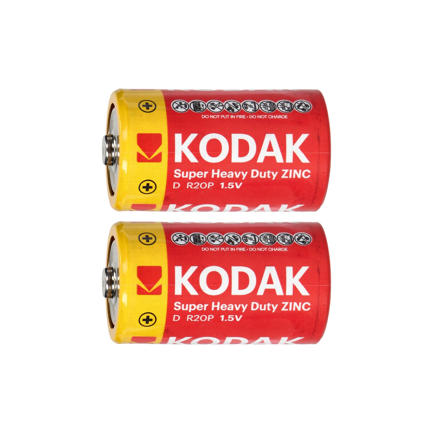 Orno Alkaline – Kodak ZINC Super Heavy Duty D LR20 Batteries, 2-pack – image 2