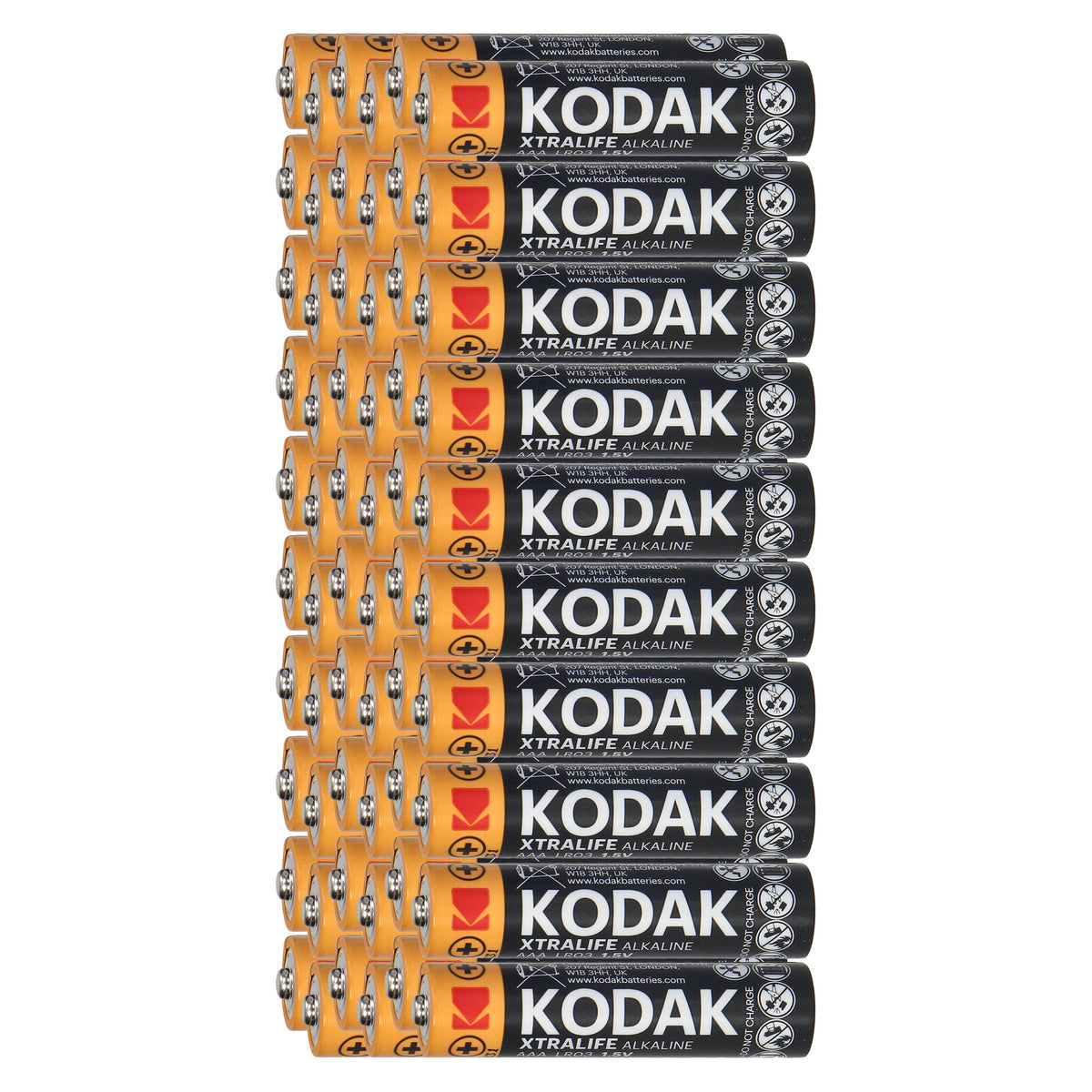 Orno Alkaline, coin-cell, and – Kodak XTRALIFE Alkaline AAA LR03 Batteries, 60-pack – image 2