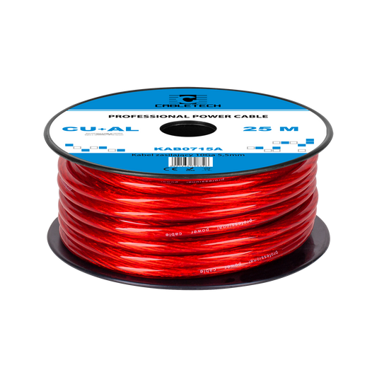 Peiying 10 Ga OD 5.5 mm CU+AL Automotive Cable, 25 m