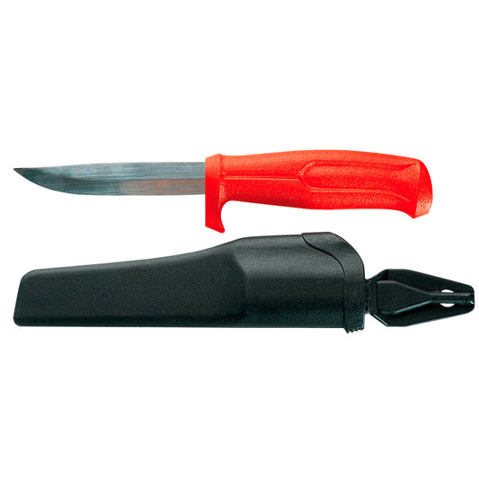 Top Tools Survival (gloves, fire starters – Multi-purpose knife with a plastic sheath