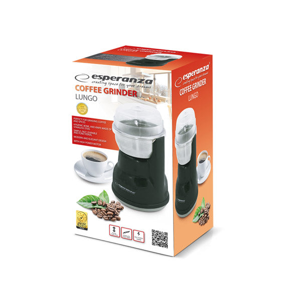 Esperanza Coffee Grinders – EKC002K Lungo Coffee Grinder, Black – image 2