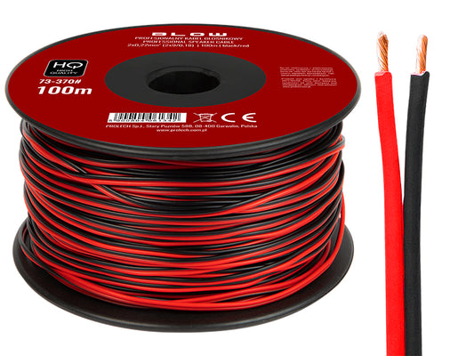 Blow Speaker Cables – 73-370# Speaker wire, 2x0.22 mm, black and red