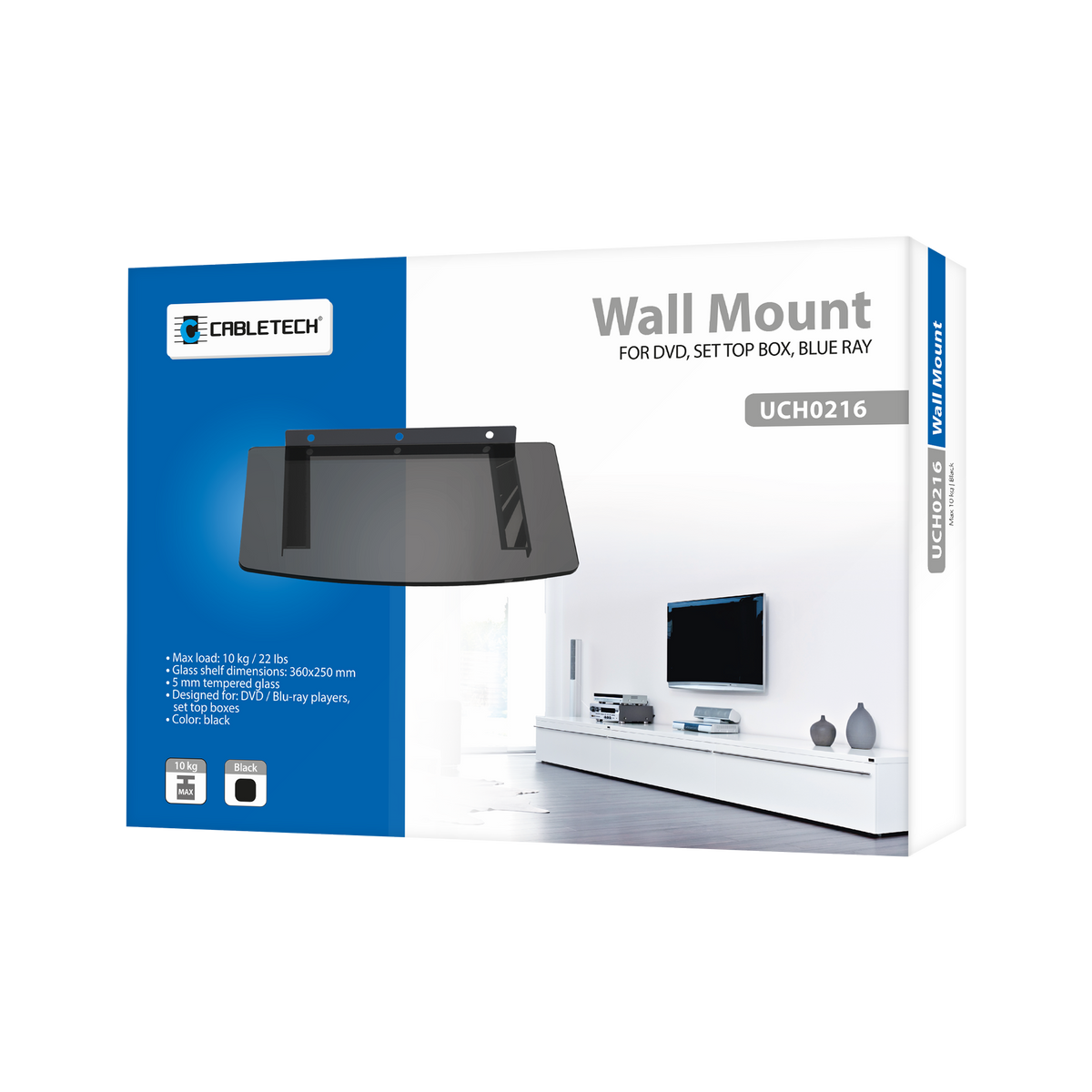 Cabletech TV and – Wall mount for DVD/Blu-ray players and set-top boxes – image 6