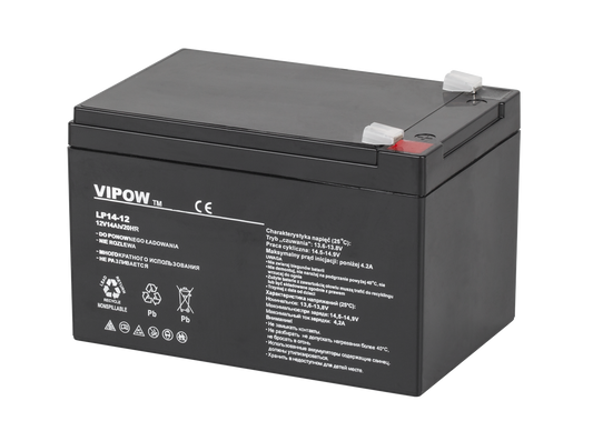 Vipow Gel batteries – VIPOW 12V 14Ah Gel Battery