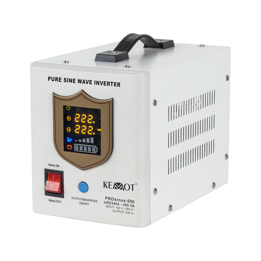 Kemot KEMOT PROsinus-500 Uninterruptible Power Supply (UPS) — a converter with a pure sine wave and a charging function — 12V, 230V, 500VA/300W