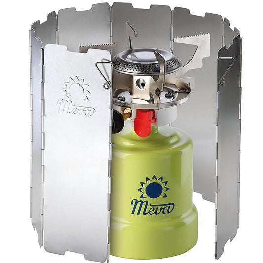 MEVA Wind protection for torch to tourist stove - silver