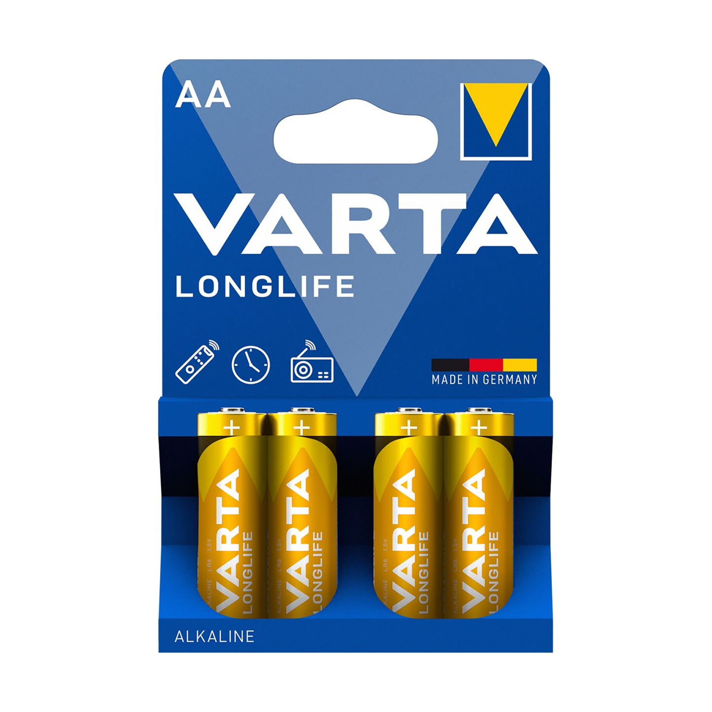Varta Alkaline, coin-cell – VARTA LR6 Longlife Batteries, 4 per blister pack