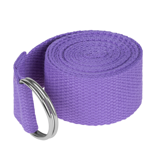 Rebel Handles, straps, hula – Yoga Strap, Exercise Band, Purple, REBEL ACTIVE
