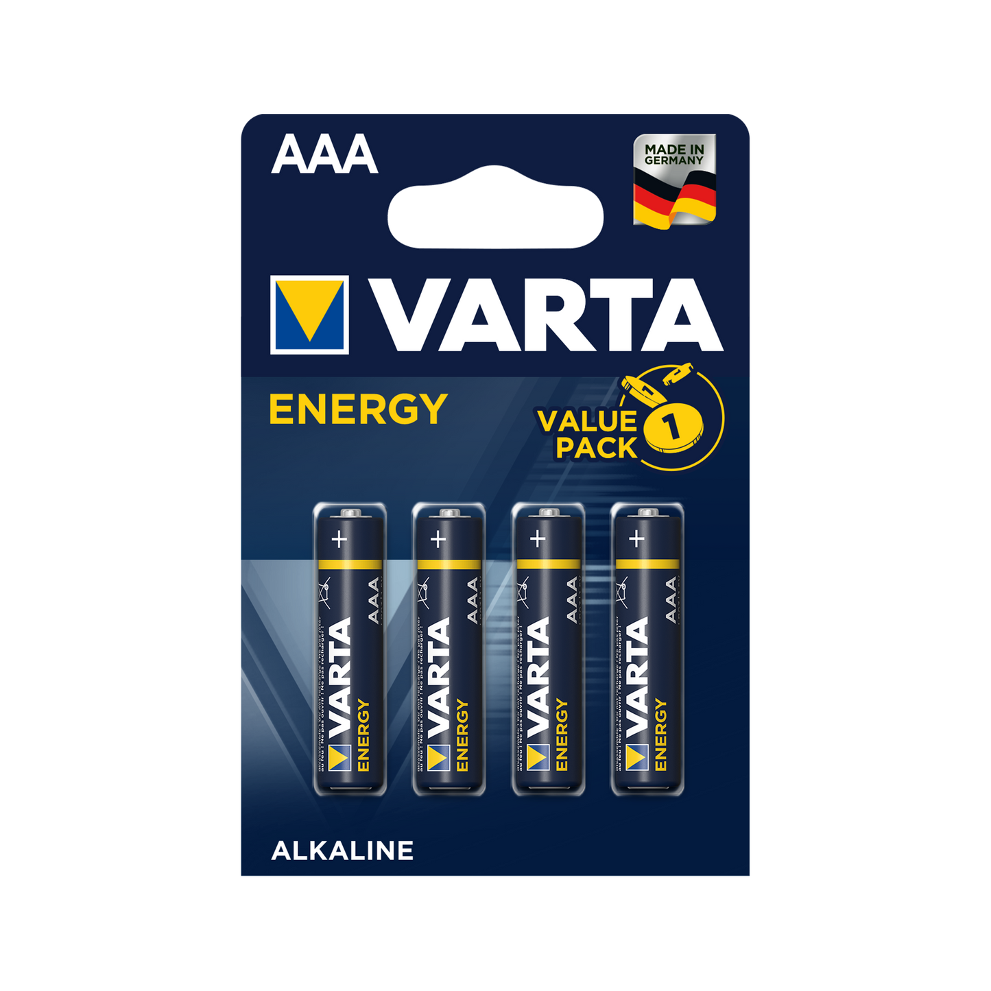Varta Alkaline, coin-cell – VARTA LR03 ENERGY Alkaline Batteries, 4 per pack