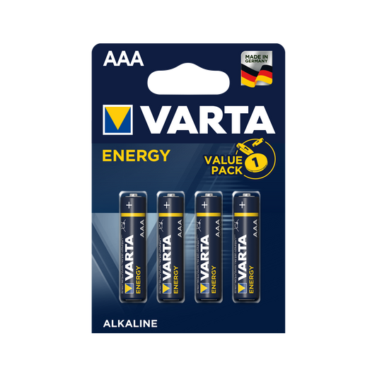 Varta Alkaline, coin-cell – VARTA LR03 ENERGY Alkaline Batteries, 4 per pack