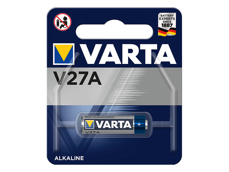 Blow Alkaline, coin-cell, and zinc-carbon batteries – 82-563# Varta v27a Alkaline Battery