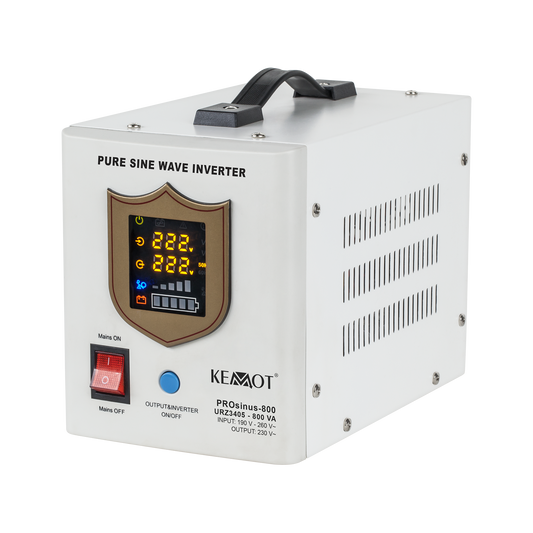 Kemot KEMOT PROsinus-800 Uninterruptible Power Supply (UPS) with a pure sine wave inverter and charging function 12V 230V 800VA/500W