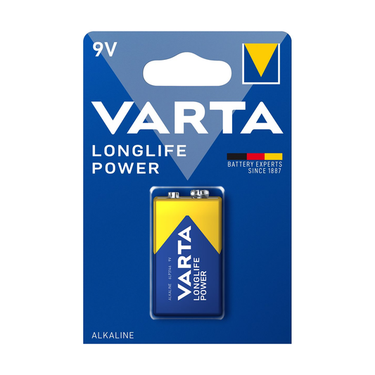 Varta Alkaline – VARTA LR9V Longlife Power Battery, 1 per blister pack