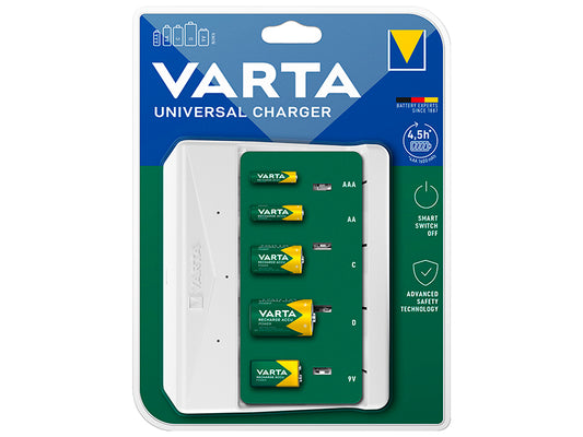 Blow Chargers for rechargeable batteries and – 75-480# Universal Charger 57658 Varta