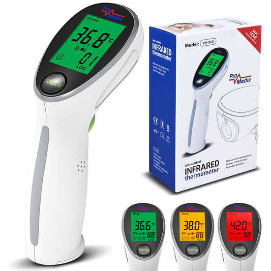 ProMedix Medical Thermometers – Promedix PR-960 Non-Contact Infrared Medical Thermometer