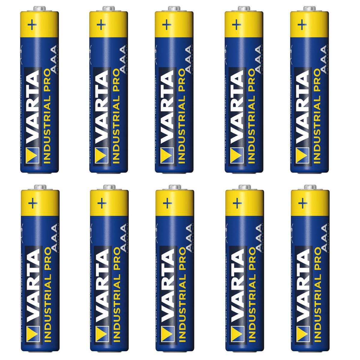Varta Alkaline – 10 R-03 LR03 AAA Alkaline Batteries by Varta Industrial – image 2
