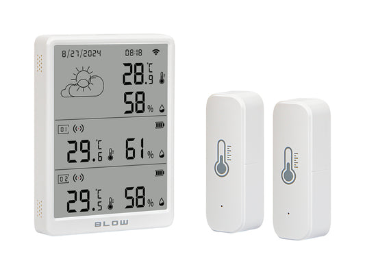 Blow Weather stations, thermometers, and – 50-356# Blow TU199 WiFi Tuya Thermohygrometer