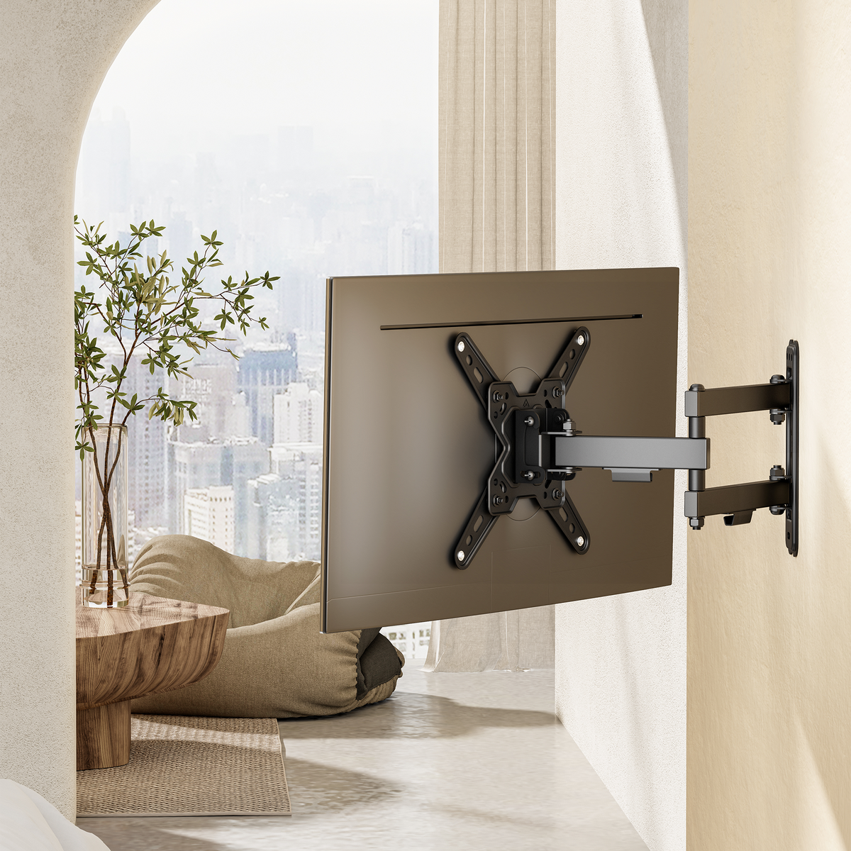 Cabletech Universal Wall Mount for LED TVs (13–43") with Vertical and Horizontal Adjustment – image 5