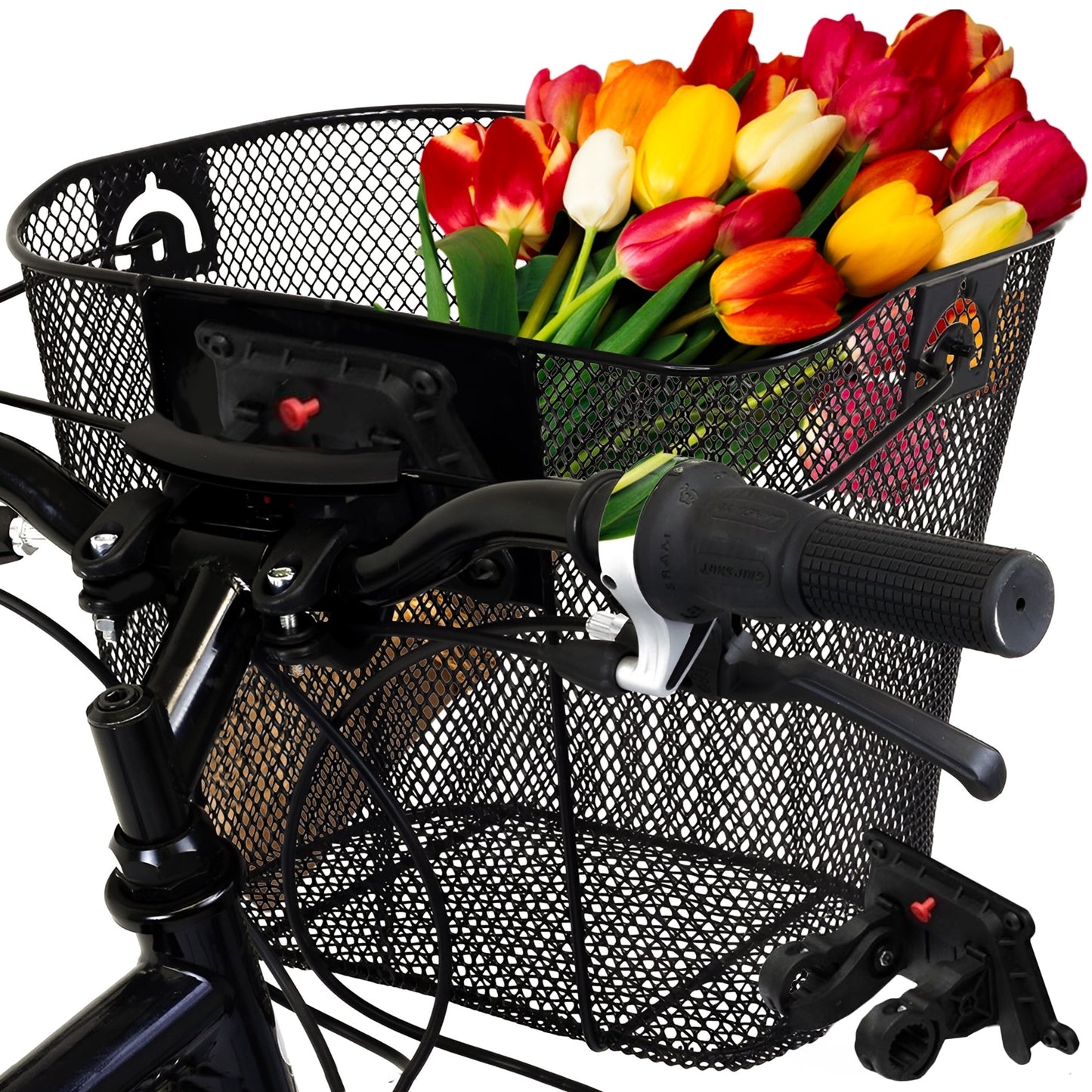 RTO The remaining – Metal Bike Basket—Large City Bike Handlebar Basket—Click – image 4