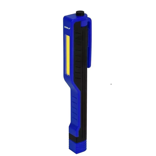 Dedra Flashlights, hand lamps – 3W COB LED Flashlight, Pen-Style, with Batteries