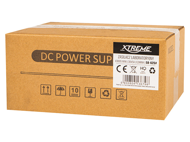 Blow 58-625# x3005 mini 30 V/5 A black laboratory power supply – image 3