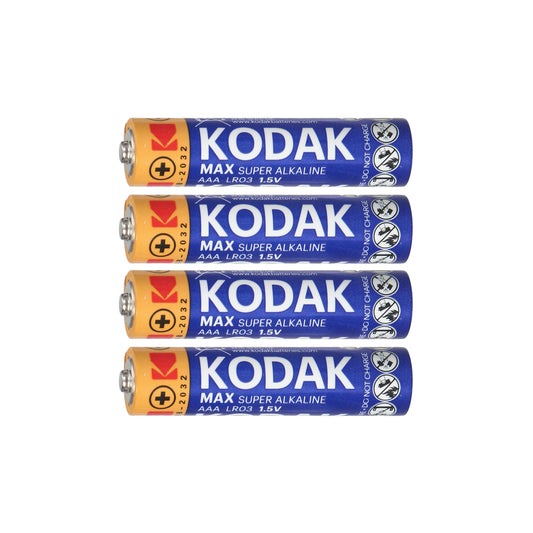 Orno Alkaline, coin-cell, and – Kodak MAX Alkaline AAA LR03 Batteries, 4-pack