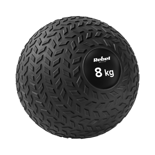 Rebel Small Slam Ball Rehabilitation Exercise Ball, 23 cm, 8 kg, REBEL ACTIVE