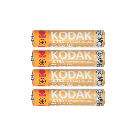 Orno Alkaline, coin-cell – Kodak ULTRA Premium Alkaline AAA LR03 Batteries, 4-pack
