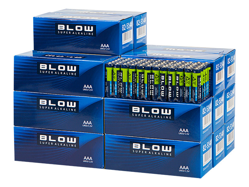 Blow Alkaline, coin-cell – 82-607# Blow Super Alkaline AAA LR3 Batteries, 720-pack