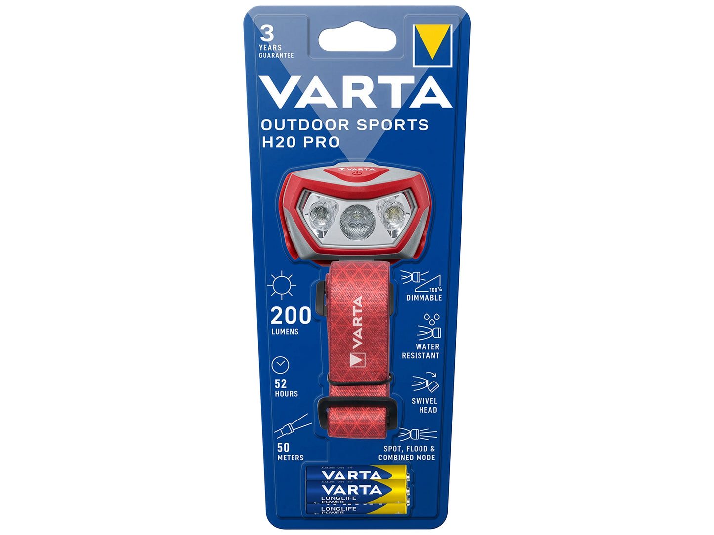 Blow Flashlights, hand lamps, headlamps – 71-348# Varta Indestructible H20 Pro Headlamp – image 3