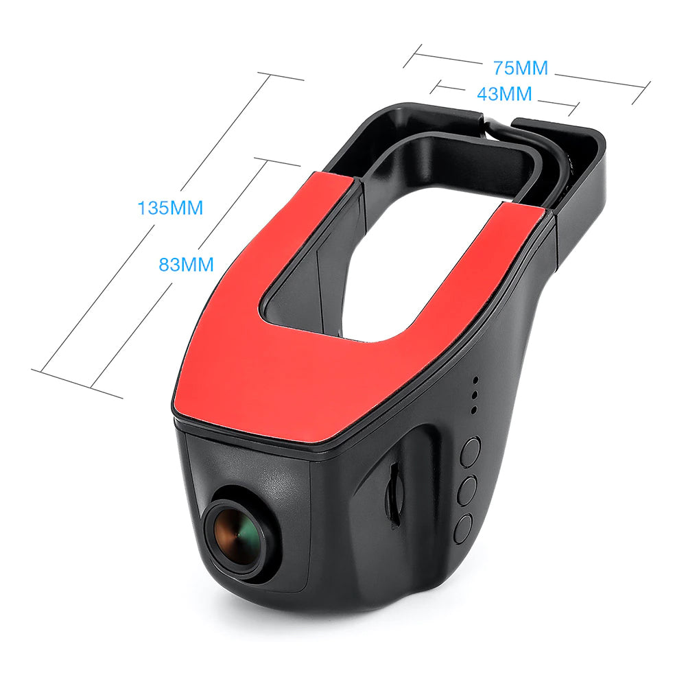 RTO Car Dash Cam, Full HD Rearview Camera, Front and Rear Video - M067 – image 4