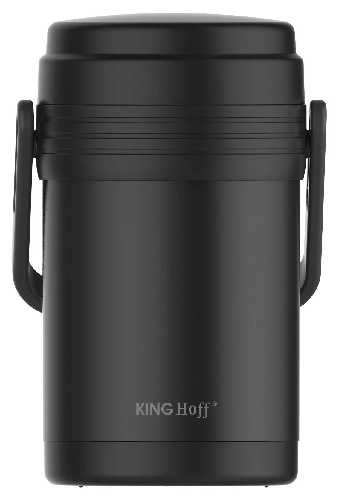 KINGHoff Thermal mugs, thermoses – Kinghoff 1.5-liter Black Stainless Steel Food Thermos