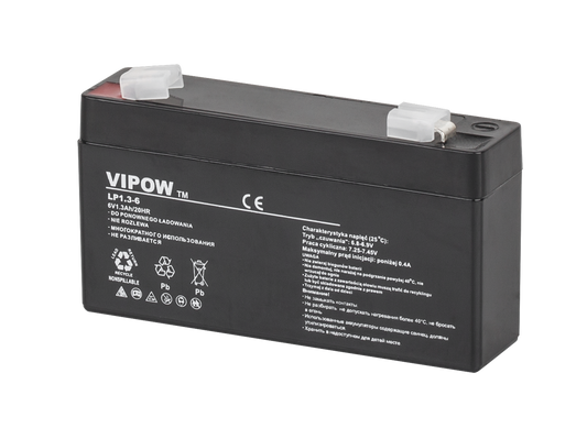 Vipow Gel batteries – VIPOW 6V 1.3Ah Gel Battery