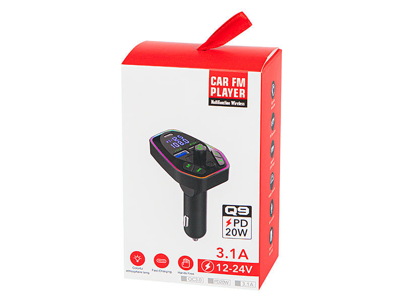 Blow Transmitters – 74-195# T-05 RGB Bluetooth FM Transmitter – image 4