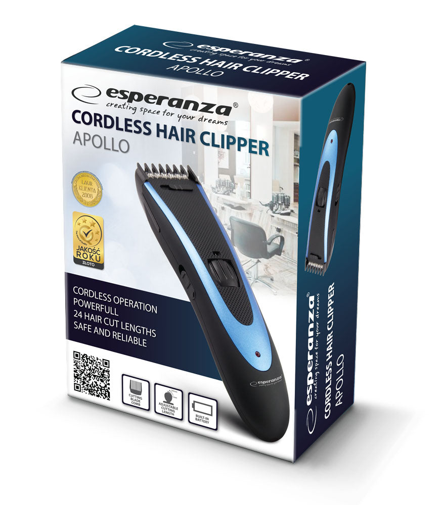 Esperanza Hair Clippers – EBC004 Apollo Esperanza Cordless Hair Clipper – image 7