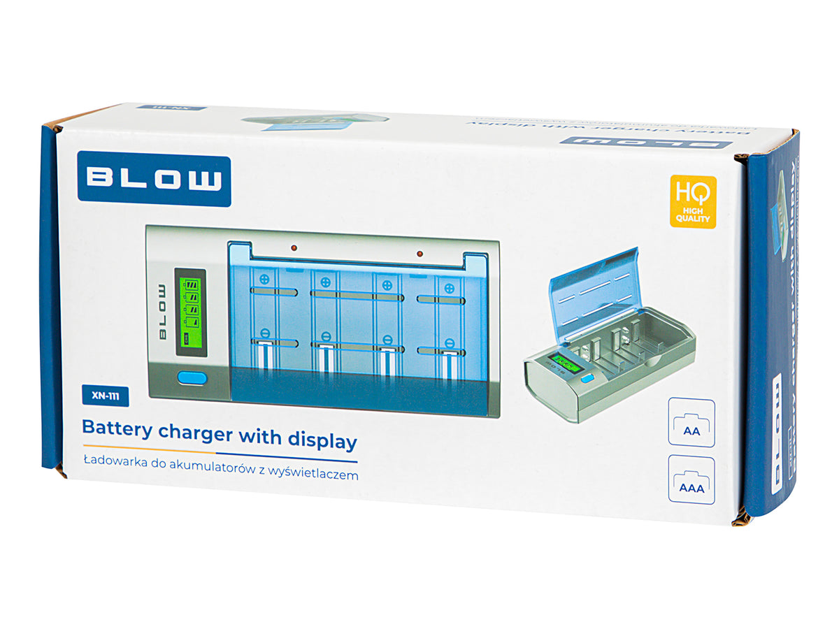 Blow Chargers for rechargeable batteries and – 75-460# Blow XN-111 AA/AAA/C/D/9V Charger – image 4