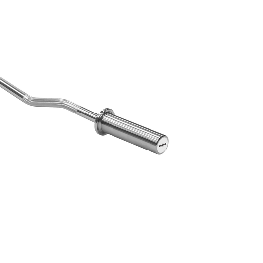 Rebel 50 mm Olympic Curved Bar, 120 cm 6 kg Olympic Barbell by REBEL ACTIVE