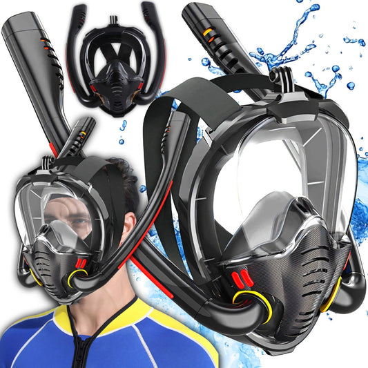 RTO The remaining – Black Full-Face Snorkeling Mask - sr256