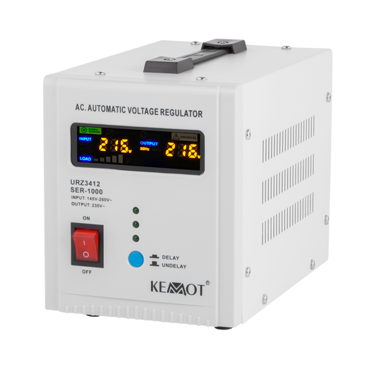Kemot Voltage Stabilizers – KEMOT SER-1000 Automatic Voltage Stabilizer