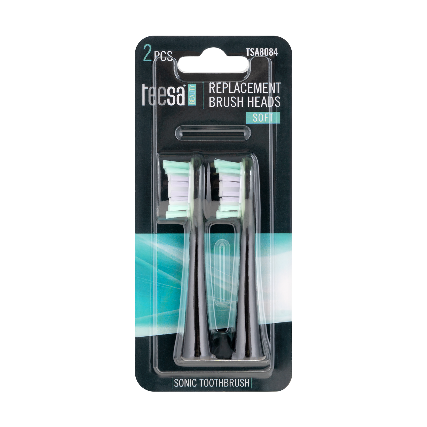 Teesa The remaining – Teesa Sonic Elite TSA8082-B Soft Sonic Toothbrush Heads – image 3