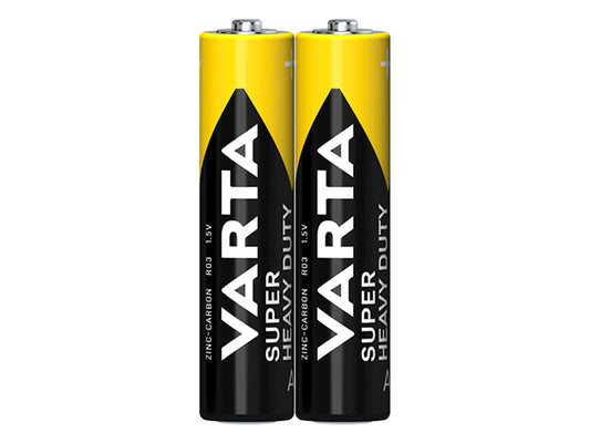 Blow 82-551# Varta SuperLife 1.5 R3 AAA Zinc-Carbon Battery (foil packaging), 2-pack