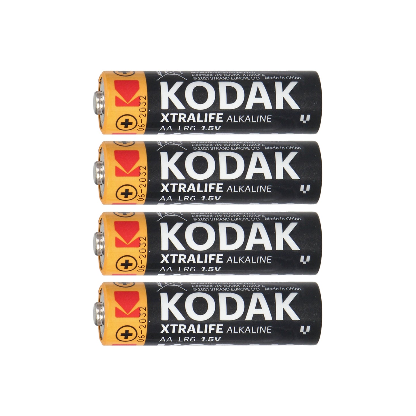 Orno Alkaline – Kodak XTRALIFE Alkaline AA LR6 Batteries, 4-pack, foil packaging – image 2