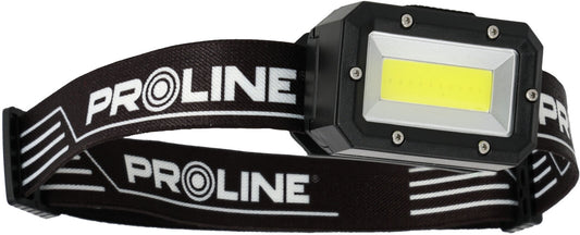 Proline Flashlights, hand lamps – Headlamp, 3-watt COB, 3xAAA, 135 lm, Proline