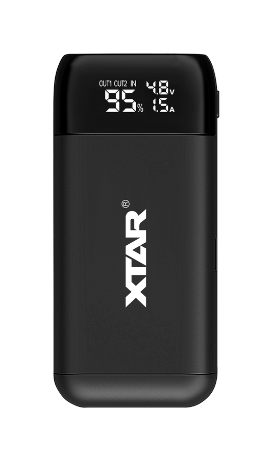LP Chargers – XTAR PB2SL V2 18650 Battery Charger / Power Bank