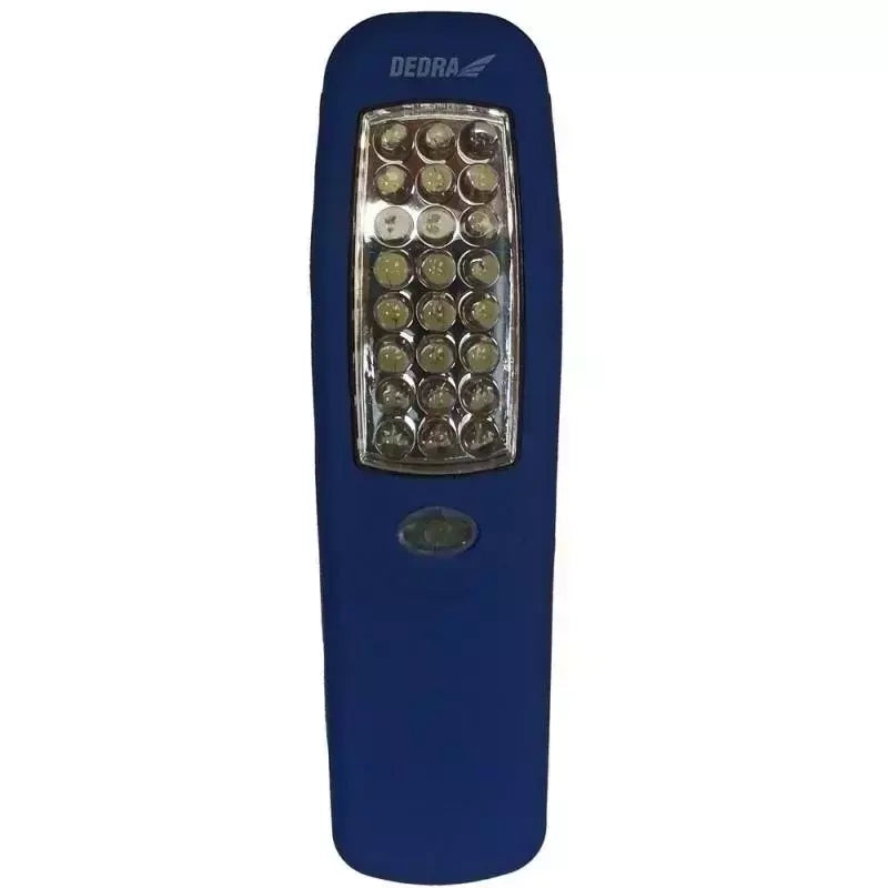 Dedra Flashlights, hand lamps, headlamps, tourist – 24-LED Rectangular Flashlight with Batteries