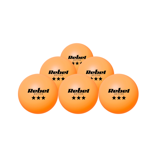 Rebel Table tennis ball set * * *, ABS material, 6 pcs, REBEL ACTIVE