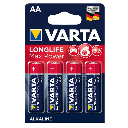 Varta 4 R-06 R06 AA 1.5V alkaline batteries, R-06 Longlife Max Power Varta