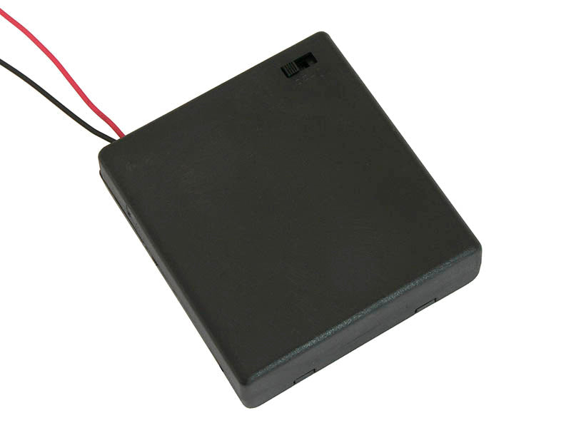 Blow 2659# Battery compartment for 6x4 batteries, III, with lid and switch