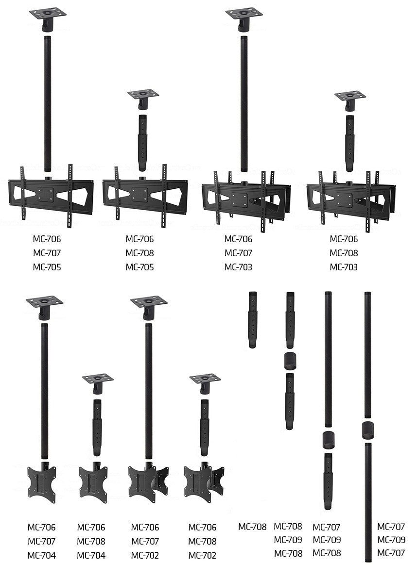 Maclean MC-706 43385 Mounting Plate for 50kg TV Mount, Profi Market System – image 9